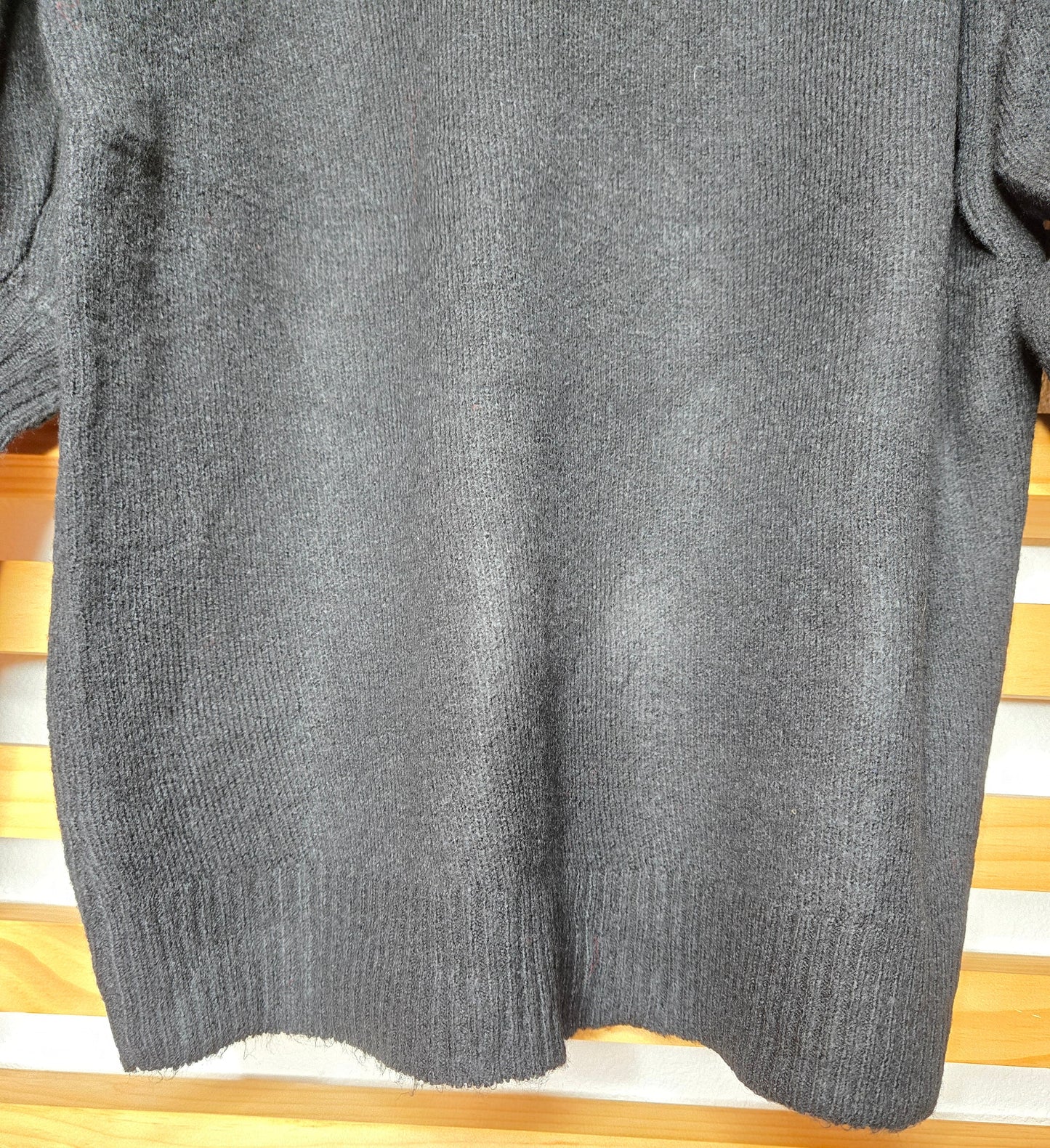 knit sweater, puff sleeve sweater, ribbed sweater, women’s knitwear, cozy fashion, everyday sweater, office outfit, casual chic, fall winter sweater, comfortable fashion