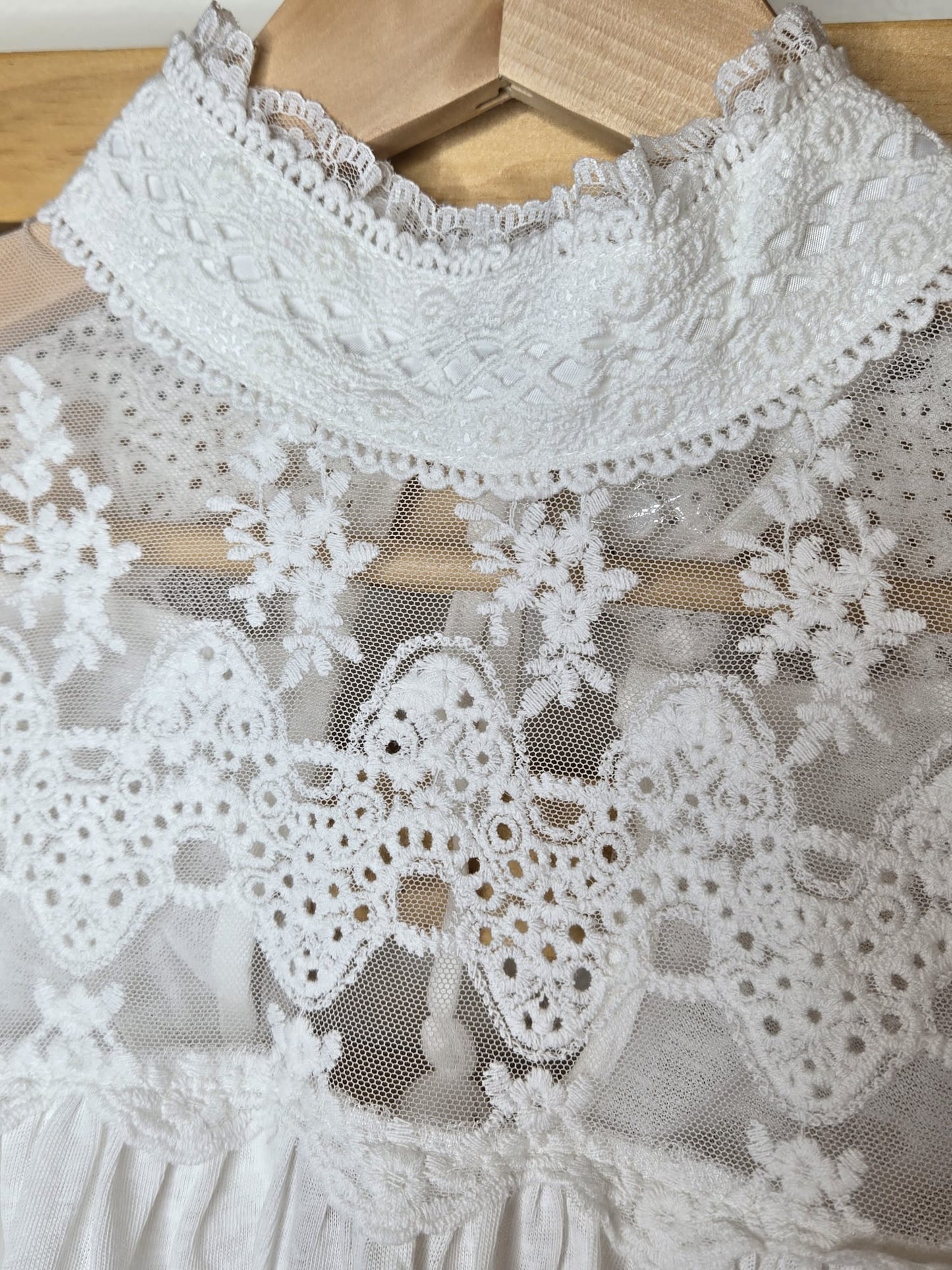 Boho Lace Trim Top