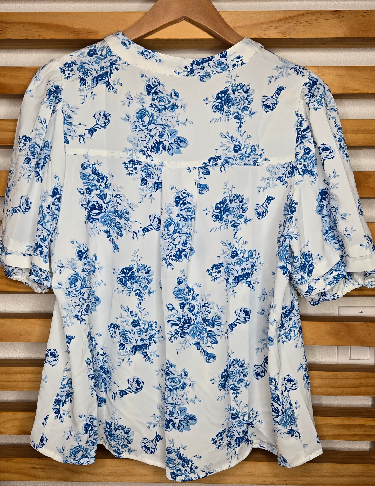 floral shirt, puff sleeves, casual wear, button-up blouse, light fabric, feminine style, versatile top, romantic fashion, spring outfit, boho touch, amarylisVIP Boutique, amarylis, boho