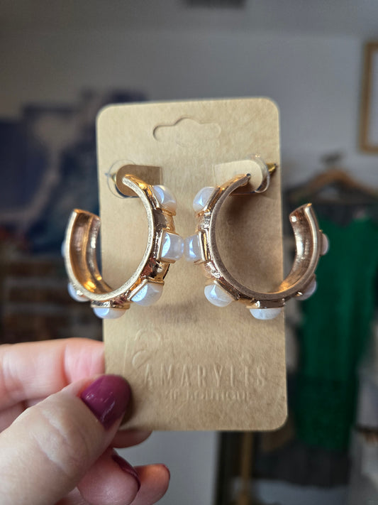 Geometric Acrylic Hoop Earrings