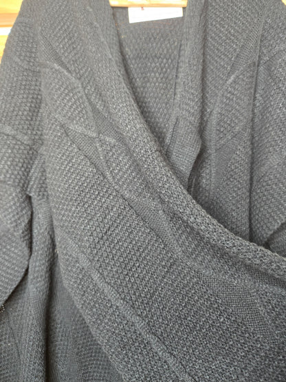 wrap, black wrap, boho accessories, layering piece, versatile style, one size, chic look, fall outfit, elegant touch