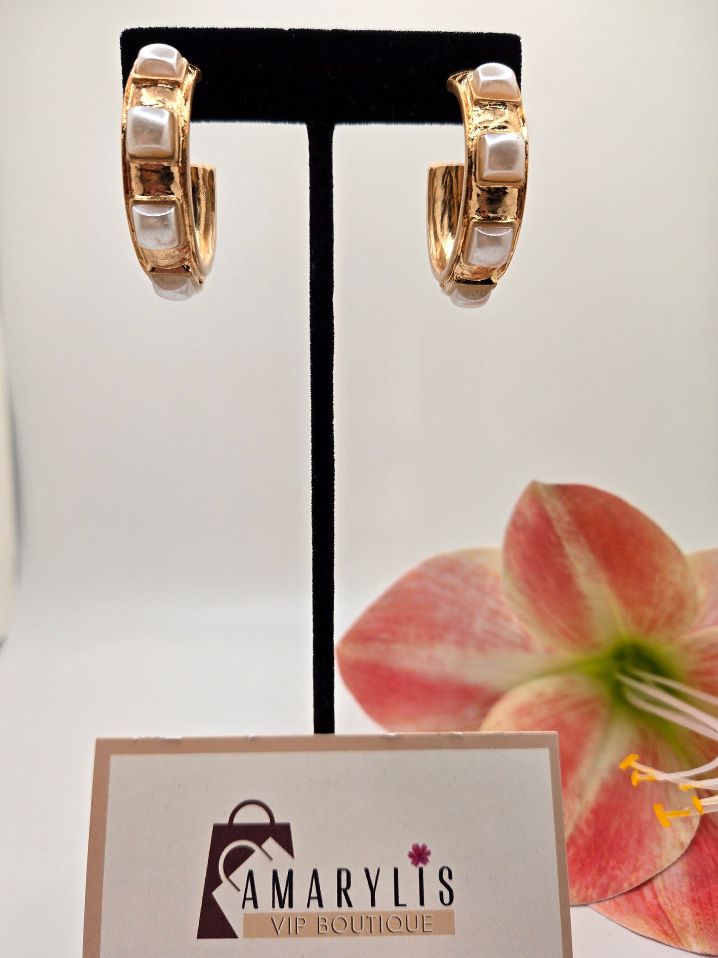 Geometric Acrylic Hoop Earrings