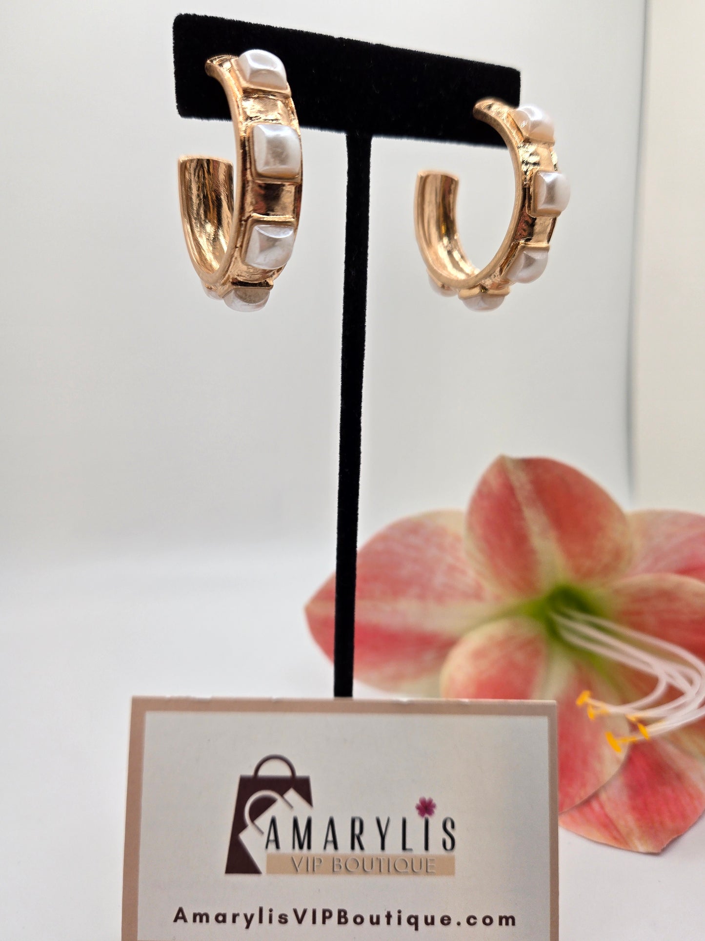 Geometric Acrylic Hoop Earrings