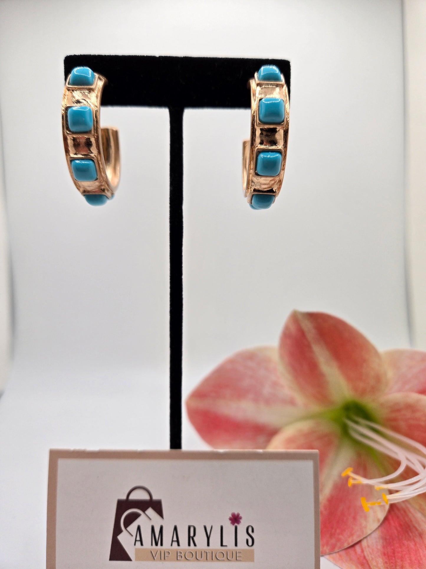 Geometric Acrylic Hoop Earrings