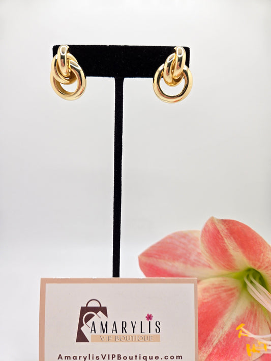 gold earrings, door knocker, layered earrings, statement jewelry, fashion accessories, bold earrings