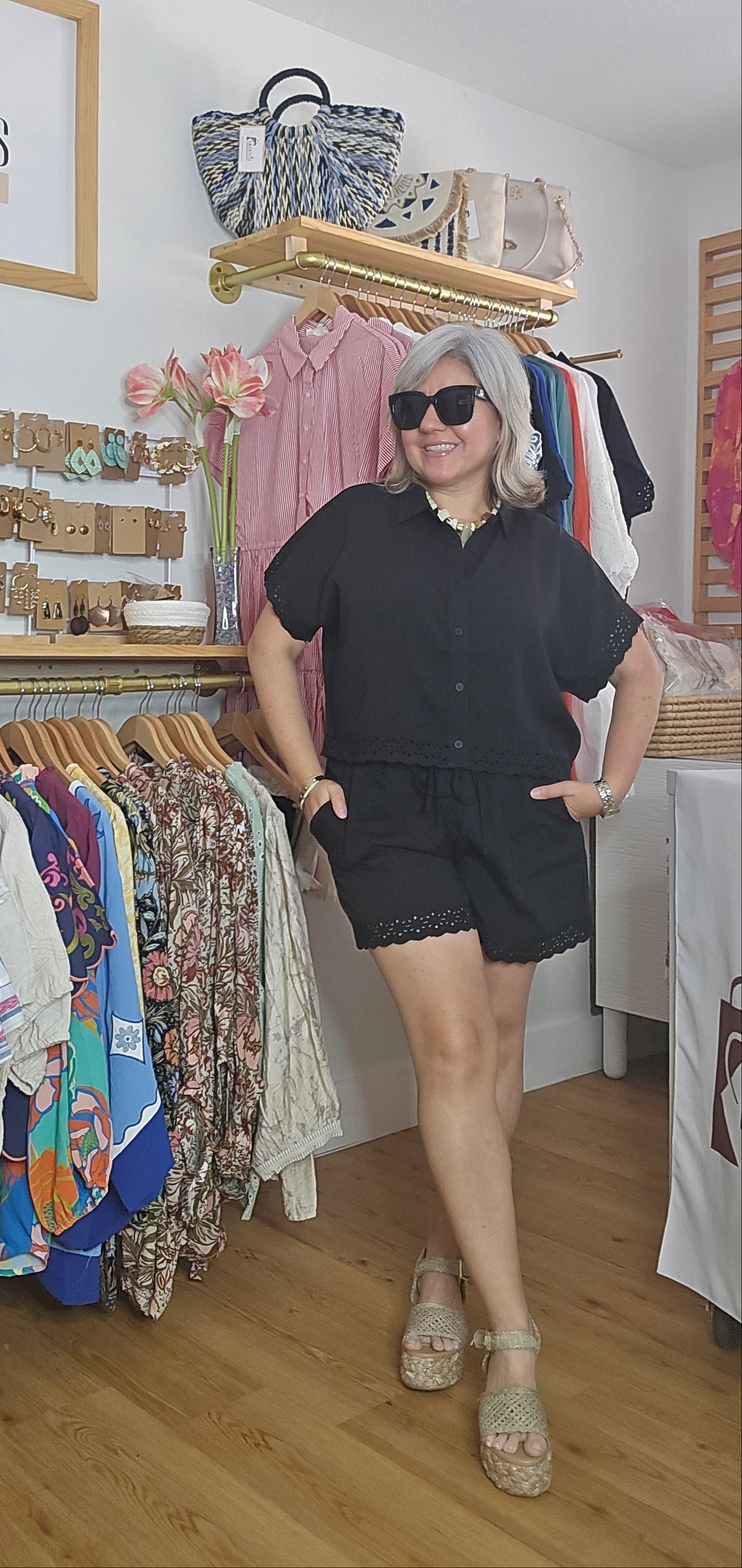 Complete the look with the matching top, available separately.