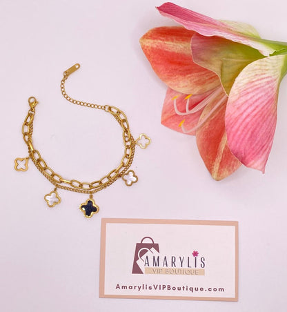 Clover Charms Bracelet