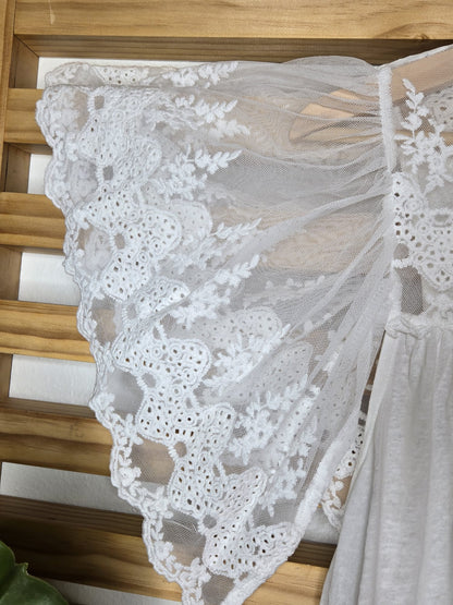 Boho Lace Trim Top
