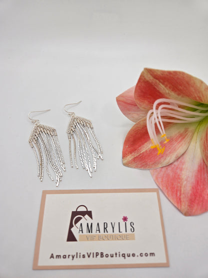 Christmas gifts, Christmas jewelry, holiday accessories, festive earrings, Christmas party accessories, holiday fashion, gift ideas for her, metallic earrings, chic earrings, amarylis