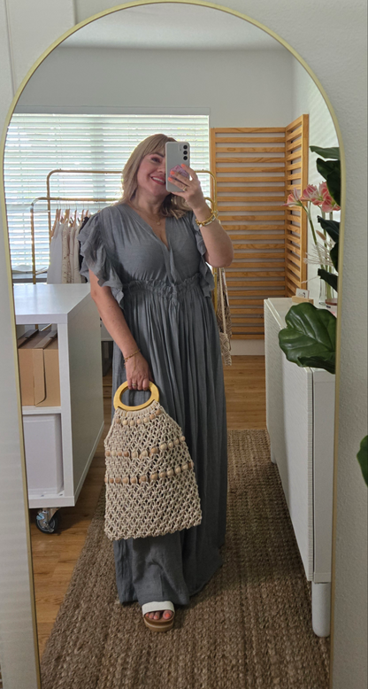 I added a safety pin to the neckline for a more comfortable fit, and the waist and upper back are adjustable for the perfect look. 