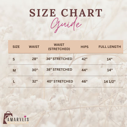Eyelet Ruffle Shorts with Adjustable Drawstring