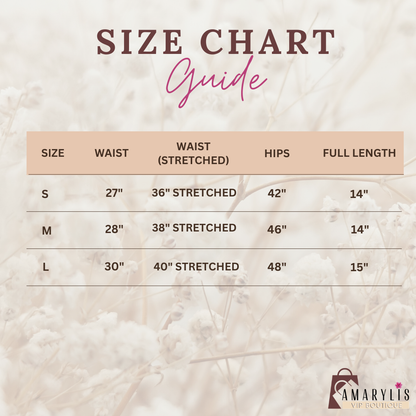 Complete the look with the matching top, available separately.