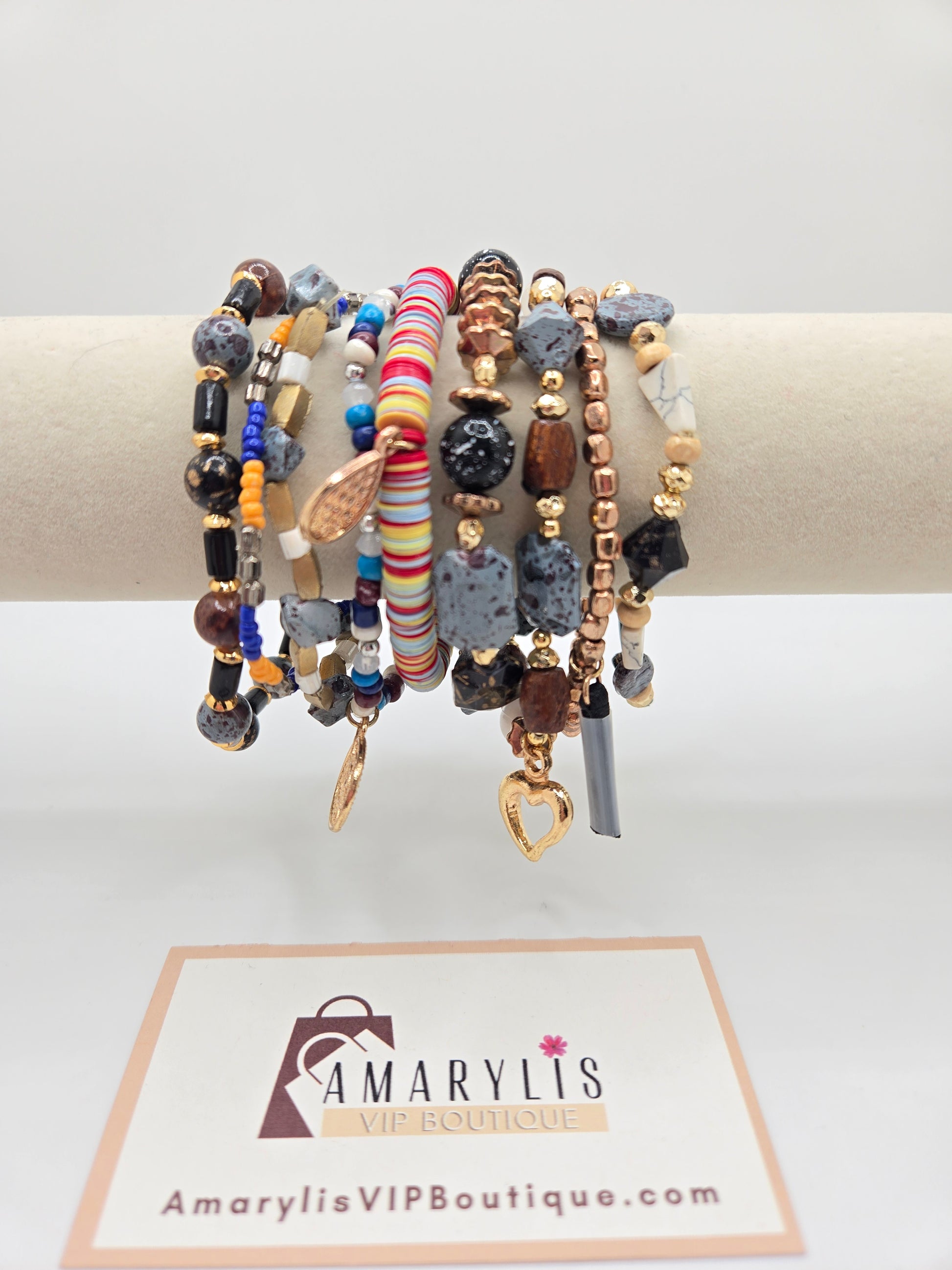 pulseras, bisutería boho, accesorios mujer, pulseras elásticas, pulseras con charms, set de pulseras, 9 pulseras, pulseras de cuentas, joyería bohemia bracelets, beaded jewelry, layered bracelets, boho accessories, charm bracelet, bracelet set, 9 bracelets, stretch bracelet, women’s jewelry
