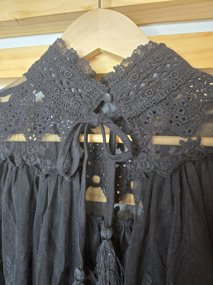 Boho Lace Trim Top