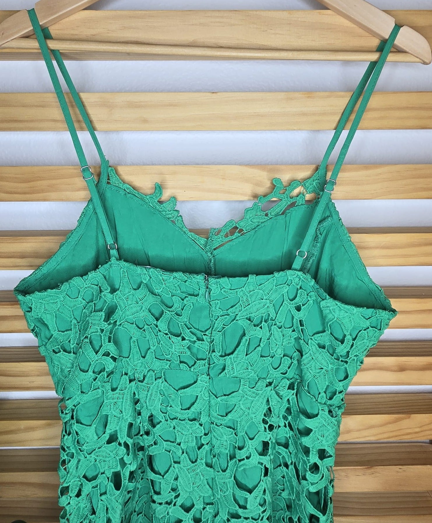 Crochet Lace Green Dress (Midi) Amarylis VIP Boutique Crochet Lace Green Dress (Midi) Amarylis VIP Boutique