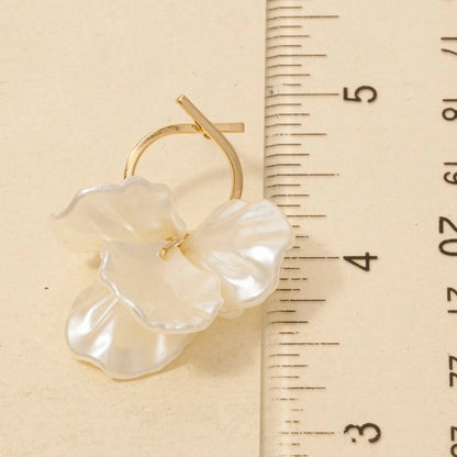 Pearly Blossom Drop Earrings