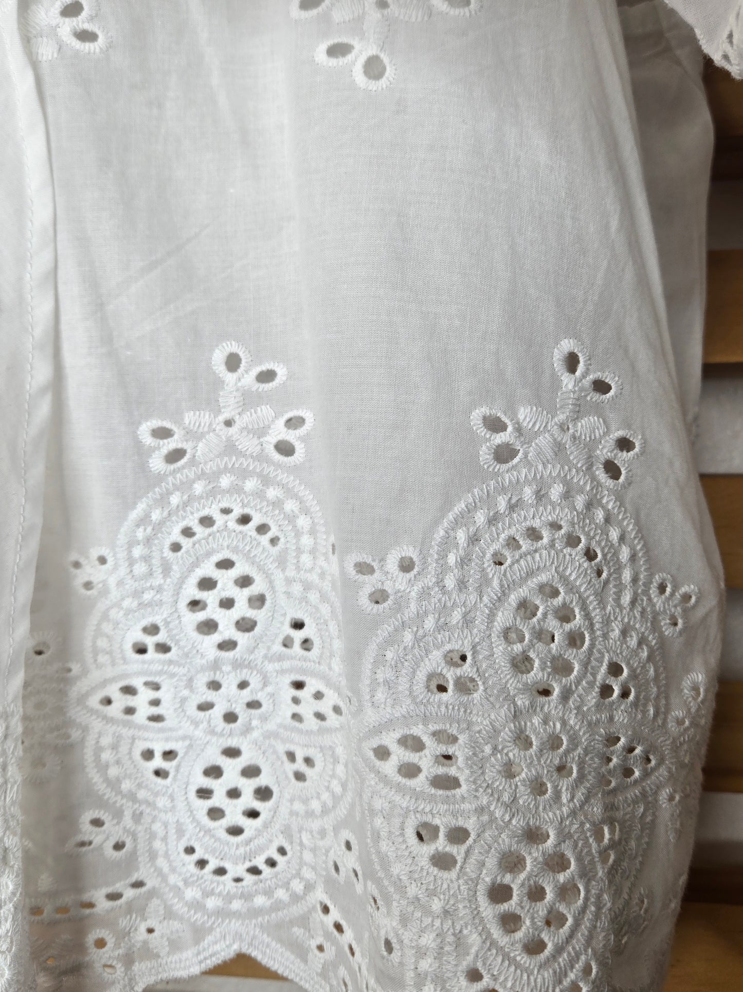 Butterfly Eyelet Lace Blouse