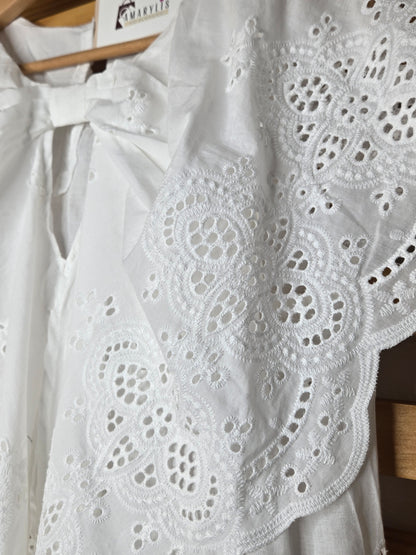 Butterfly Eyelet Lace Blouse