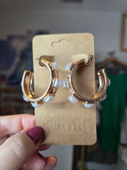 Geometric Acrylic Hoop Earrings